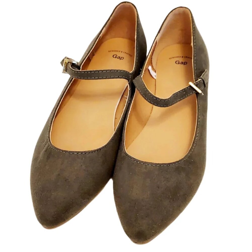 Gap Mary Jane Flats - Vegan Suede